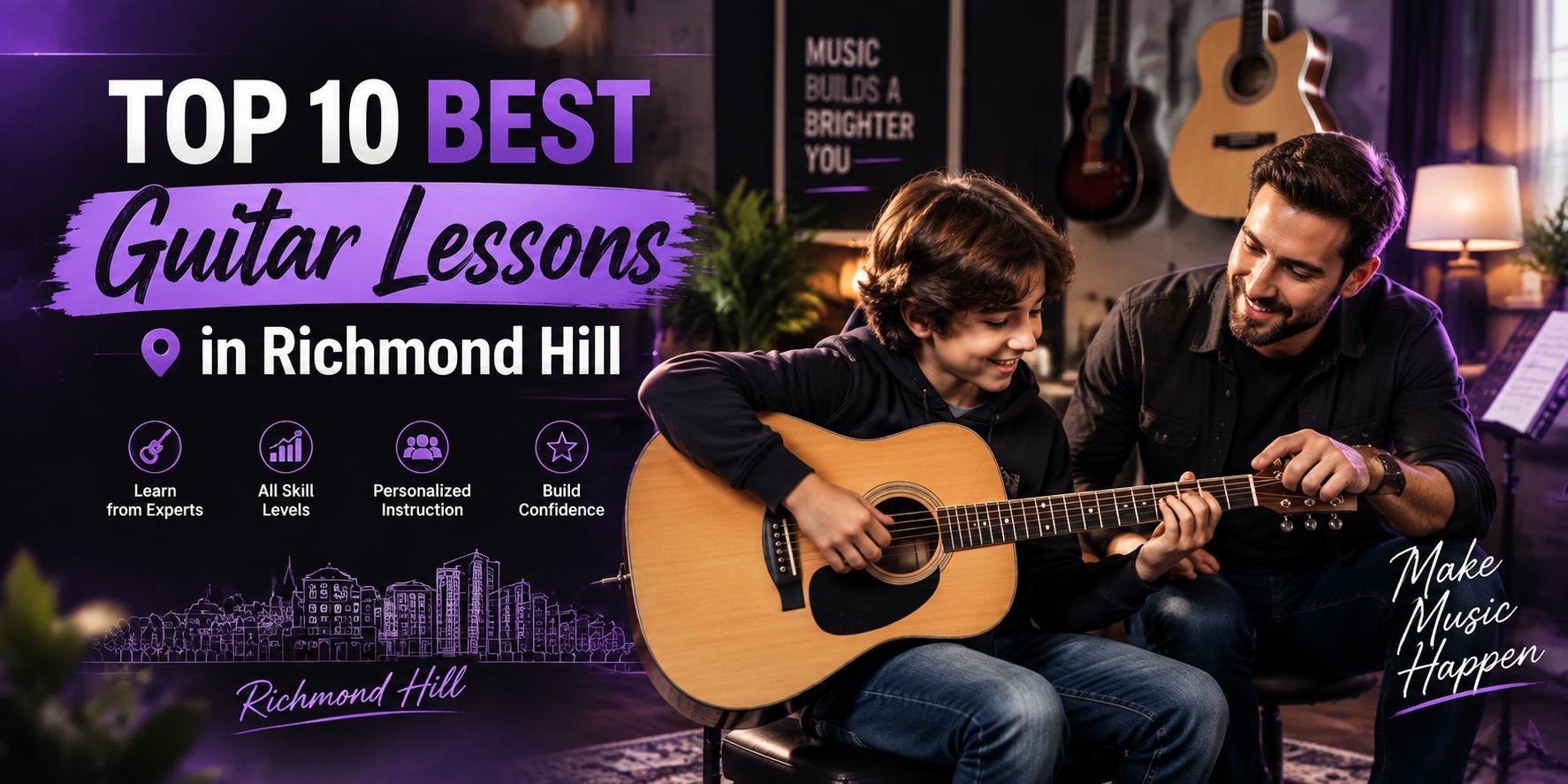 BEST Guitar Lessons in Richmond Hill, ON